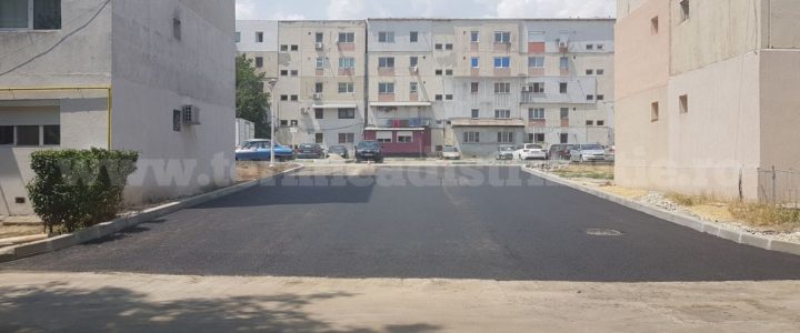 Lărgire și asfaltare intrare parcare str. Albinelor (bl. 16EST – bl. 20EST)